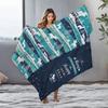 Cozy Flannel Throw Blanket Soft Warm Fuzzy Sherpa Blanket Home Decor Living Room Bedding Gift Christmas New Year