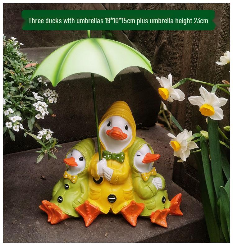 Outdoor Garden Duck Ornaments for Yard, Villa, Courtyard, Balcony, and Landscaping Decor