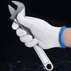 Durable And Safe 24Pcs Protective Gloves Cotton Thread Gloves Work Thick Nylon White Yarn Wear Resistant Cotton Thread Gloves