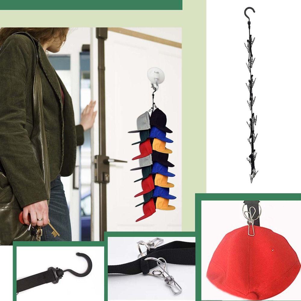 Suport rotativ pentru pălării, economisitor de spațiu, suport pentru șepci de baseball, suport pentru depozitarea șepcilor de baseball, dormitor