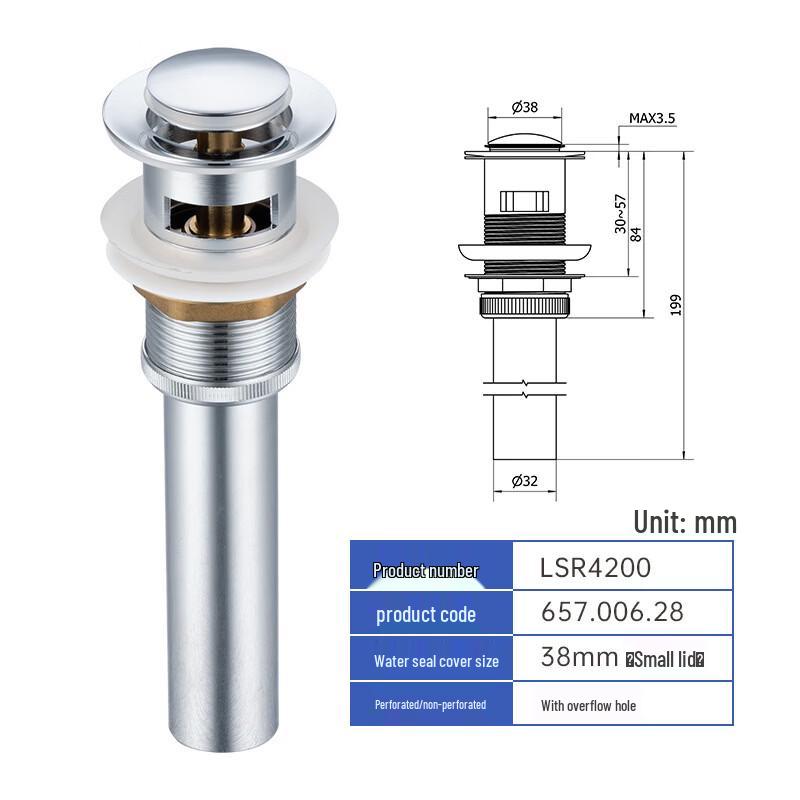 Lantuan Pop-Up Basin Drain Stopper