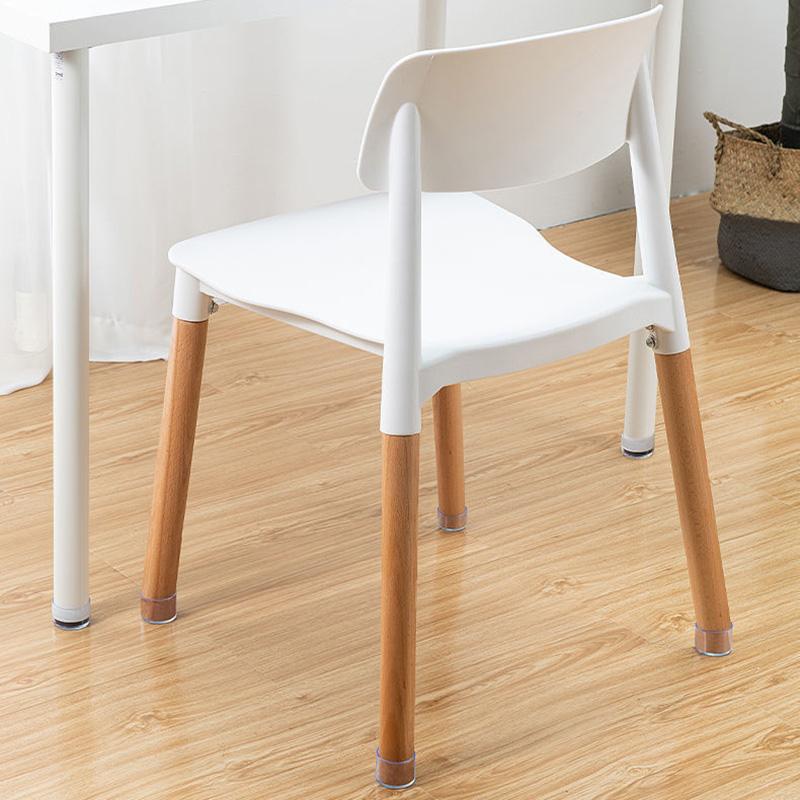 4Pcs/Set 19mm Round Dust-proof Transparent Rubber Furniture Foot Sock Cover Table and Chair Leg Feet Pad Caps Floor Protector Pad