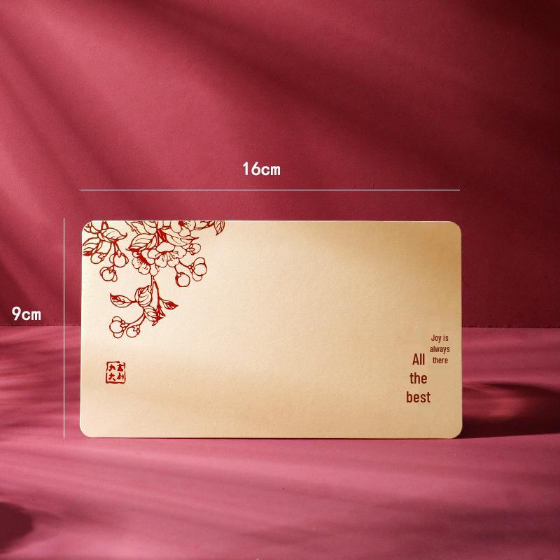 

Розкішний тканинний весільний червоний конверт для грошового подарунка дружці Thousand Yuan (Holds 1k to 5k)