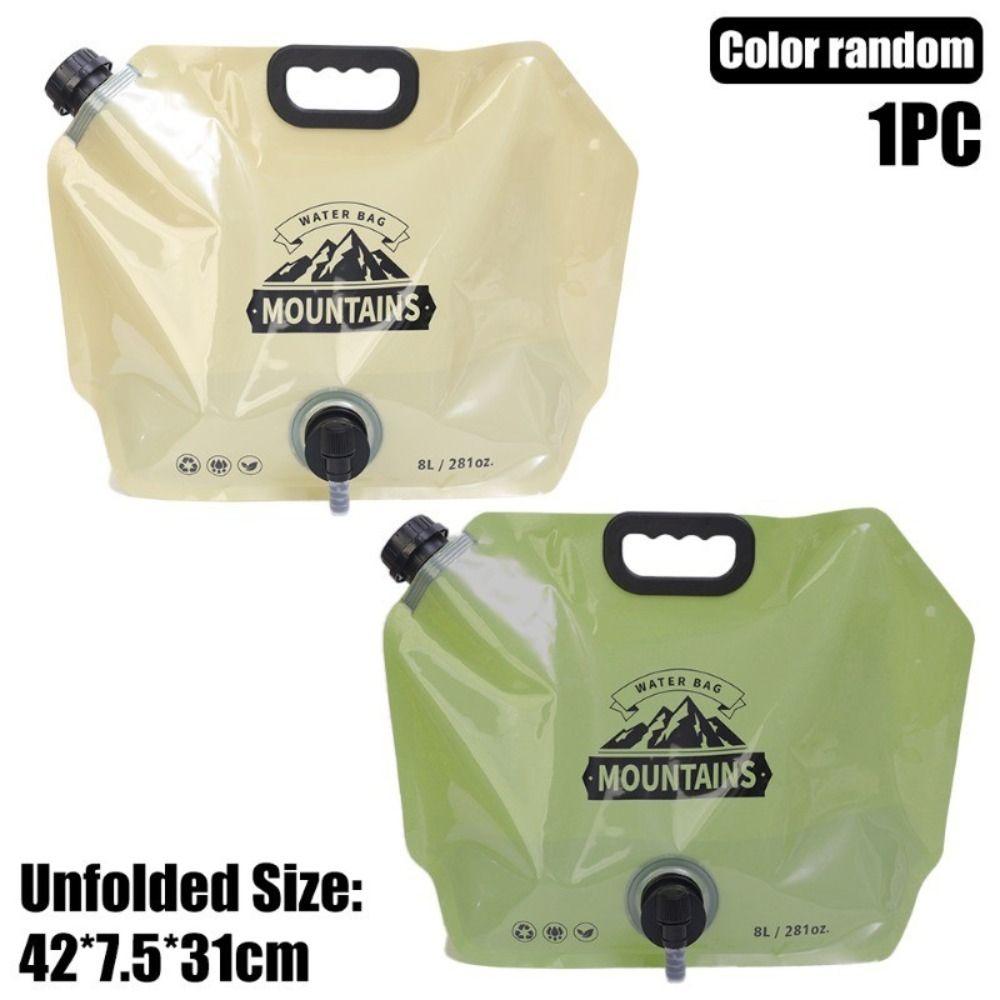 8L Portable Water Storage Bag for Travel Fishing Outdoor Activities