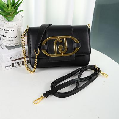 Multifunctional Metal Buckle Chain Crossbody Bag for Ladies Lock Shoulder Bag Luxury Design Square Bags New Fashion