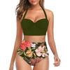 Women's Fashion Sexy Summer Sunflower Large Bikini Beach Suit Swimsuit