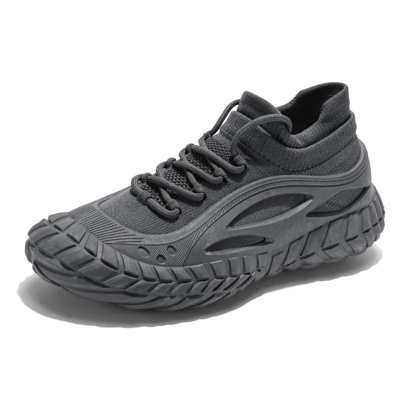 

Новые мужские повседневные кроссовки больших размеров Модные легкие мужские туфли на платформе из сетчатой ткани с дышащей подошвой Кроссовки для бега 39