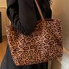Autumn New Large-capacity Lazy Leopard Print Large Shoulder Bag Wind Relaxation Casual Fashion Bag Women