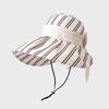Taizhou Wenling summer sunscreen hat women's outdoor big eaves sunshade bucket hat big head circumference show face small sun hat