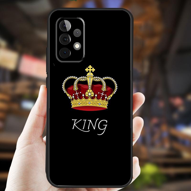 King Queen Art Case For Samsung Galaxy A34 A06 A05 A32 A16 A55 A36 A26 A54 A14 A22 A52 A35 A15 A53 A13 A56