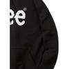 Letter Print Hooded Long Sleeve Pullover Sweatshirt Unisex sweatshirt LE2203HD01BK