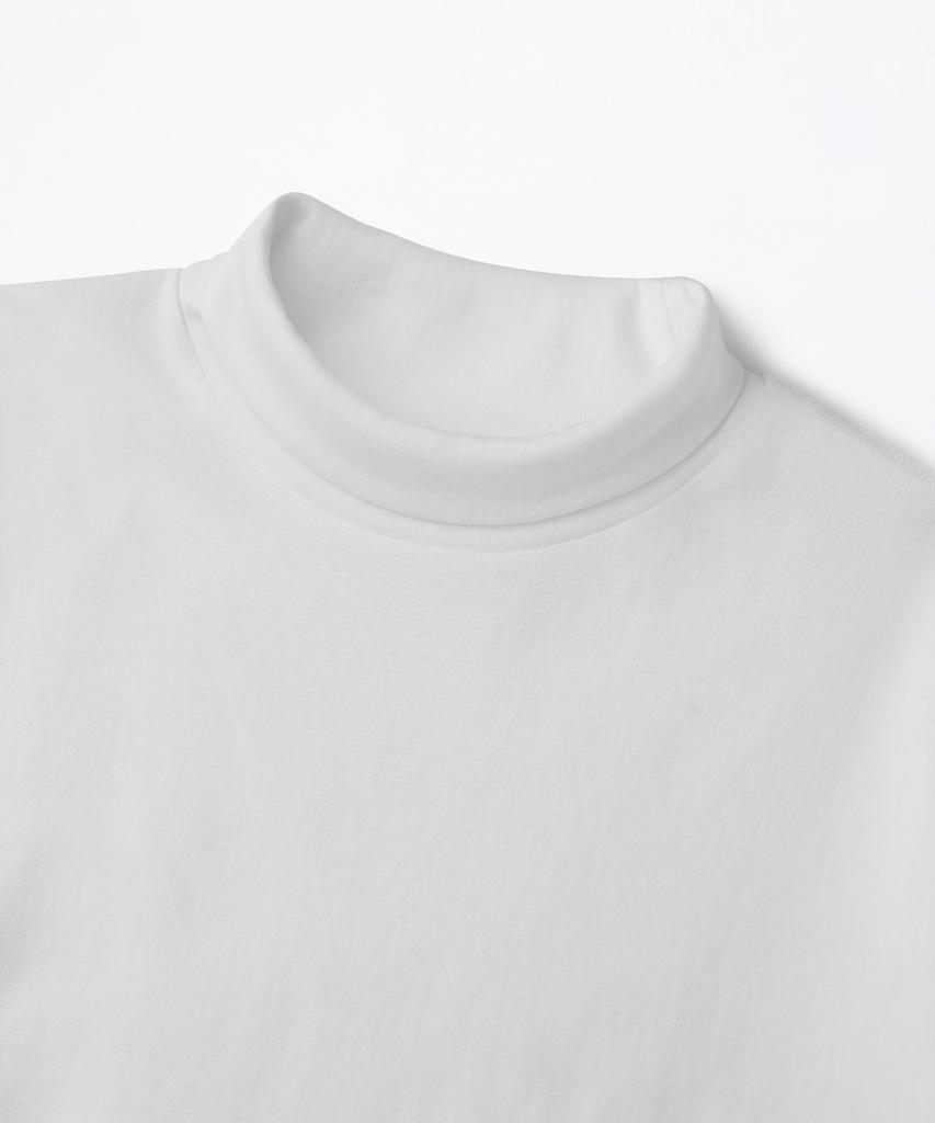 OUTSTANDING Turtleneck Long Sleeve Tee_Off White