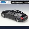 Welly 1/24 Mercedes Benz S-Class S500 Alloy Car Model Diecast Metal Toy Vehicles Car Model High Simulation Collection Kids Gifts