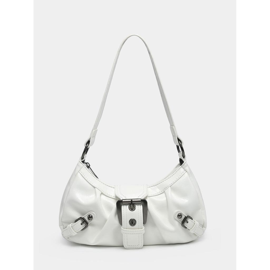 Maillard Style Retro Style Kleine Tasche Spicy Girl Y2K Wasteland Style Vintage Kunstleder Schulter-Achseltasche