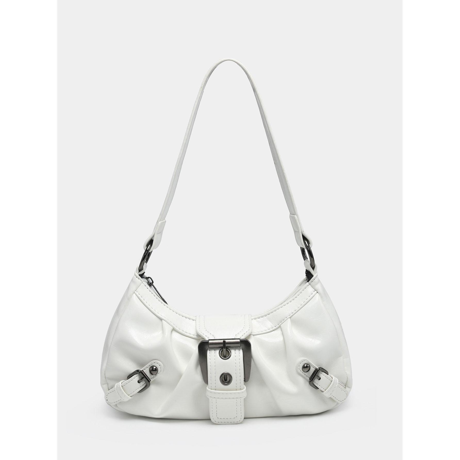 

Spring Maillard Style Retro Style Small Bag Spicy Girl Y2K Wasteland Style Vintage Artificial Leather Shoulder Armpit Bag 27cm*6.5cm*15cm