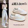 Women's Summer New Thick-soled Heightening Versatile Breathable Leather Casual Shoes