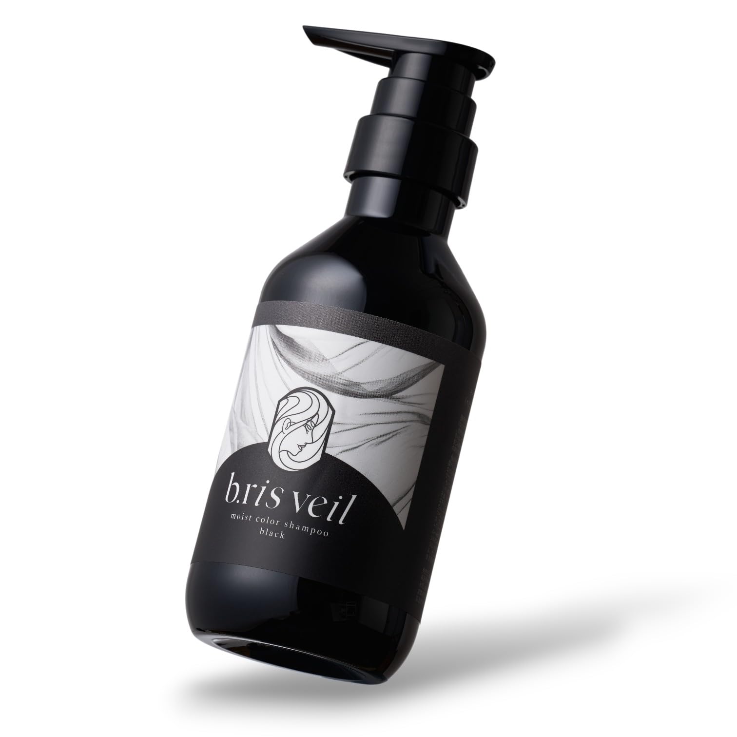 veil Moist Color Shampoo 280ml Black Gray Hair Hair Texture Gray Hair Henna Bergamot Jasmine Scent b.ris Care, Improvement, Dye,