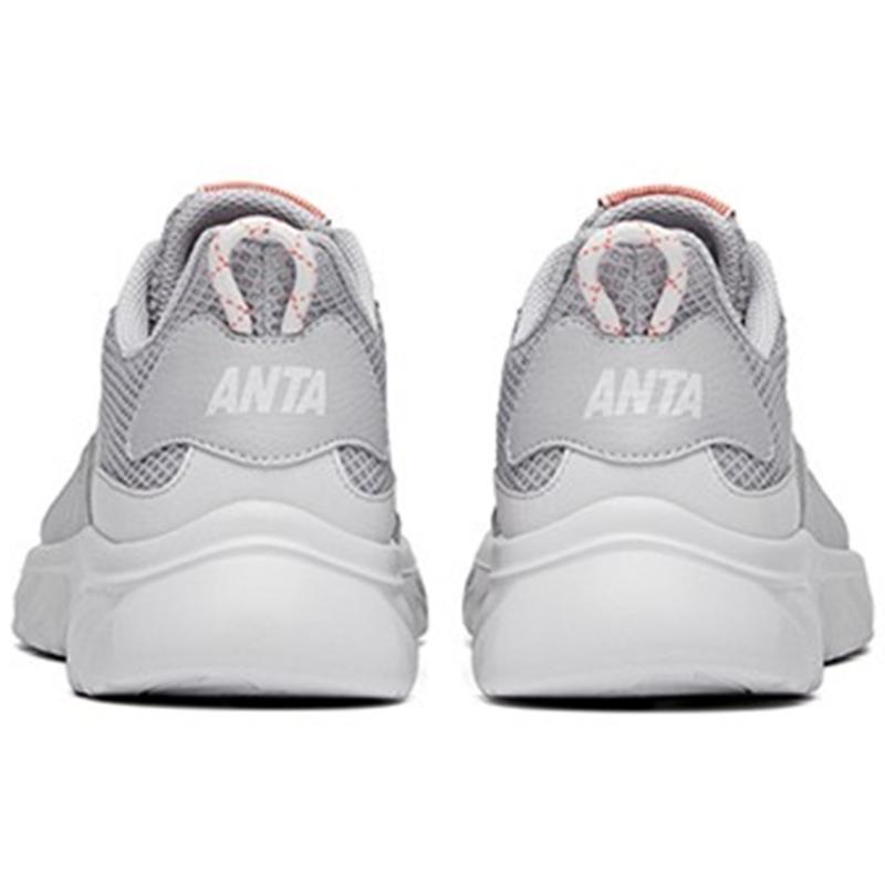 Anta Cushioning, Abrasion Resistant, Breathable, Lightweight Low Top Casual Shoes Men's Gray Sneakers 912125570-1