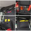 Multipurpose Universal Rear Storage Mesh Bag Organizer With Secure Mounting System Suitable For JK Interior Organization