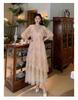 Summer 2026 Elegant Chinese Floral Embroidery Two-Piece Long Dress for Women, Style P0207.