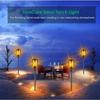 4 sztuki 12 sztuk LED Solar Light Garden Decoration Flame Effect Hanging Lantern Wodoodporna lampa LED do ogrodu na patio