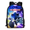 Sonic Kid, Elementary School Bag Children, Animation Cartoon Backpack