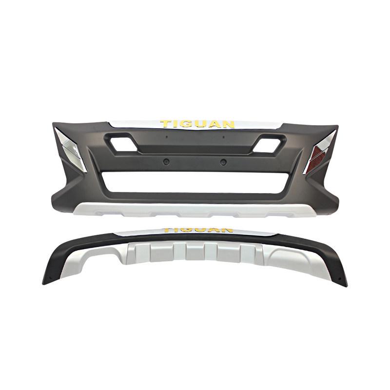 Fits 13 Tiguan models: front/rear bumpers; 15 models: front bumper guard; 16-18 models: front/rear bumper guards.