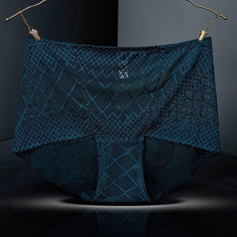 Σέξι Δαντελωτά Εσώρουχα για Γυναίκες με Ανοιχτή Μέση με Κοιλιακή Συμπίεση Άνετα Αναπνέοντα Καλοκαιρινά Τριγωνικά Εσώρουχα από Διχτυωτό Καθαρό Βαμβάκι