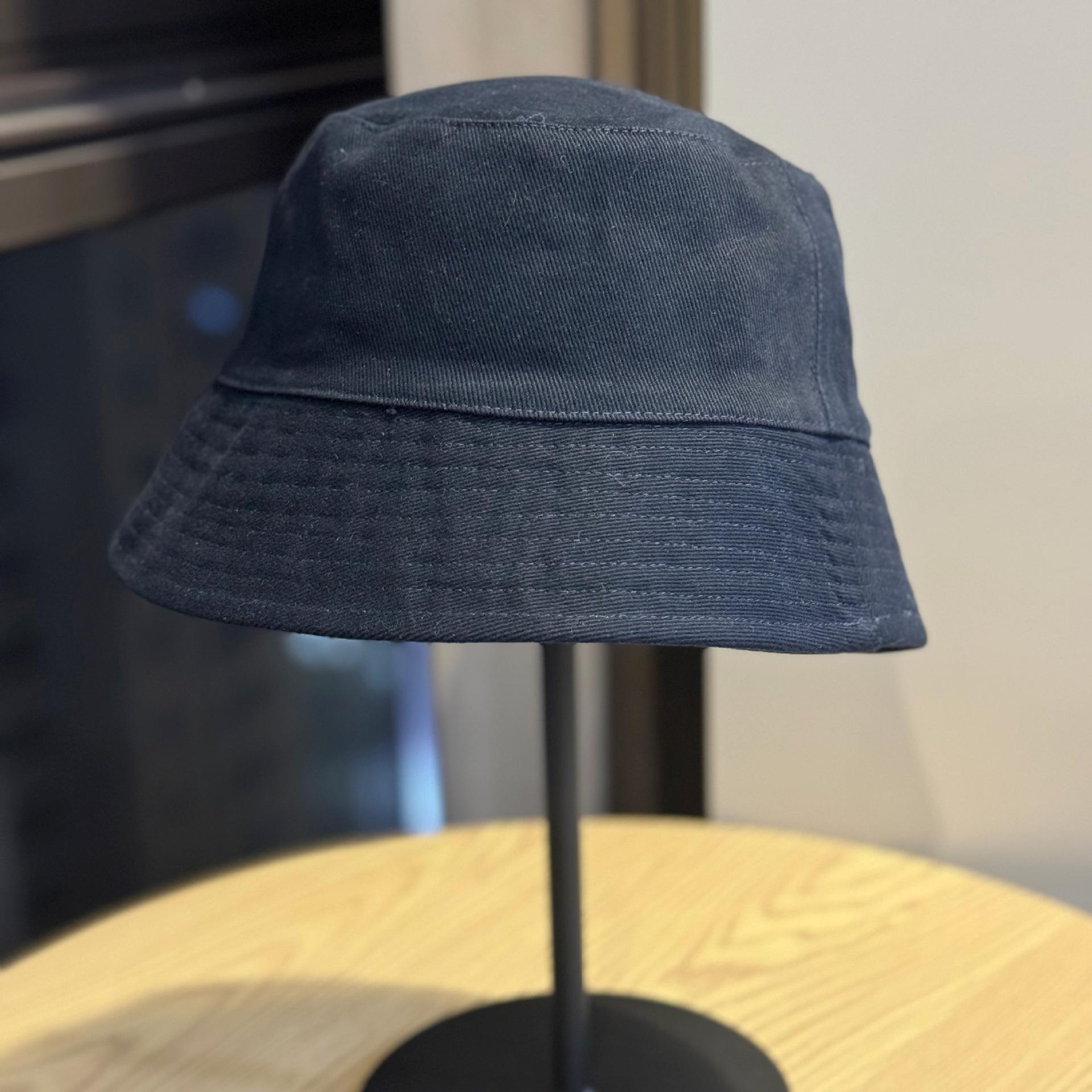 

Korean-style fisherman hat for men, hip-hop trendy sun hat, sun protection hat with large brim, popular summer hat for men Adult54-60Adjustable темно-синього кольору