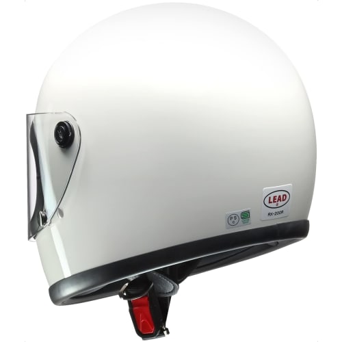 LEAD Motorcycle Helmet Full Face RX-200R White Free Size (Less than 57-60cm) -