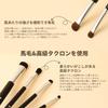 DUcare Eyeshadow Brush Set of Eye Makeup Dedicated Natural Cosmetic Super High Quality Makeup Attractive Makeup Comes with PU Storage 0603 6, Brush,