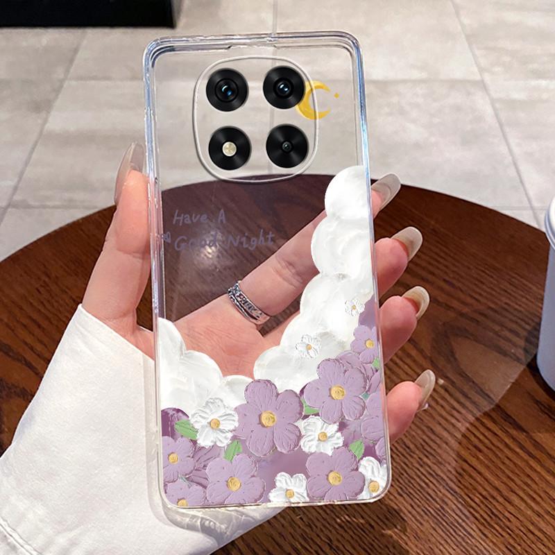 Cover For Xiaomi Poco X7 Case Luxury Aesthetic Cute Cat Fashion Astronaut Transparent Soft Silicone TPU Bumper Casing 24095PCADG