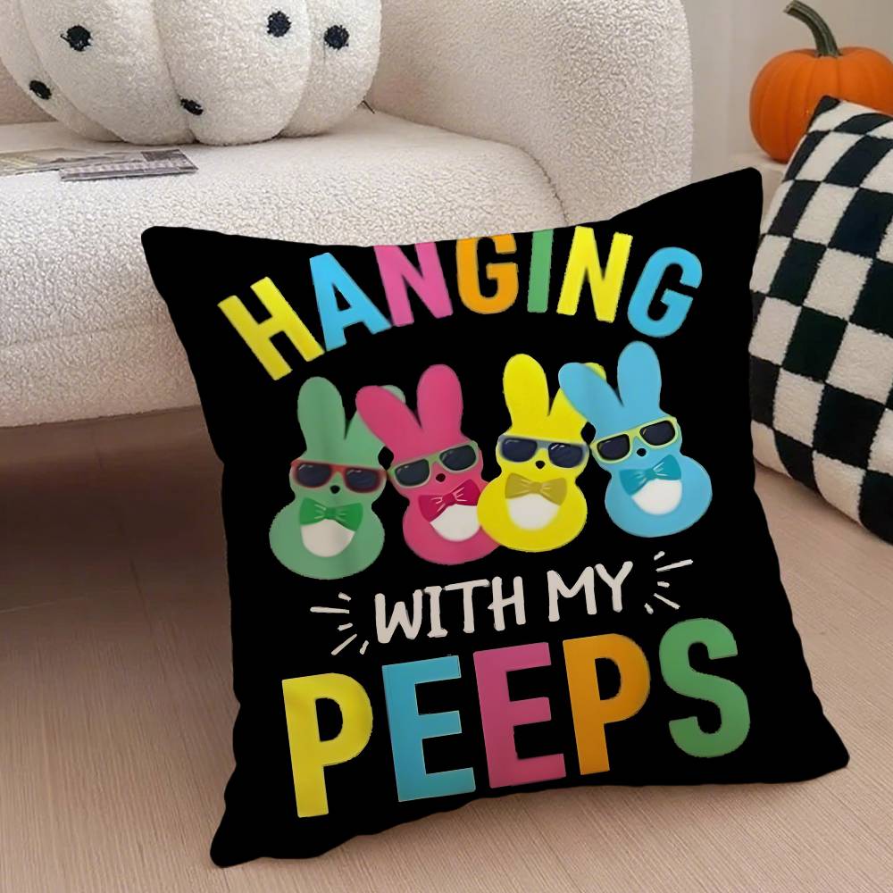 Наволочка Open Peeps Антипылевая клещевая наволочка Невидимая молния Шелковистый короткий плюш Чехол для диванной подушки 12x12Inch