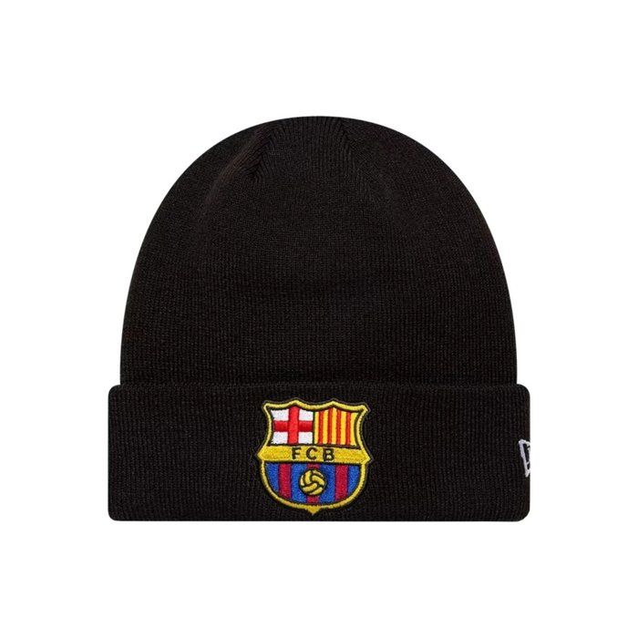 Bonnet d’hiver - FC BARCELONA - FC Barcelona x New Era 60846904 - Noir - 100% acrylique - Officiel
