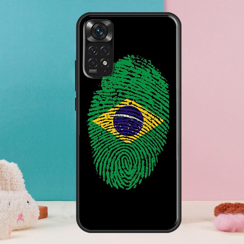 Nationale Flagge Fingerabdruck Hülle Für Xiaomi Redmi Note 13 Pro 14 12 11 9 10 9S 10S 11S 12S Redmi 14C 13C 10C 12C Abdeckung
