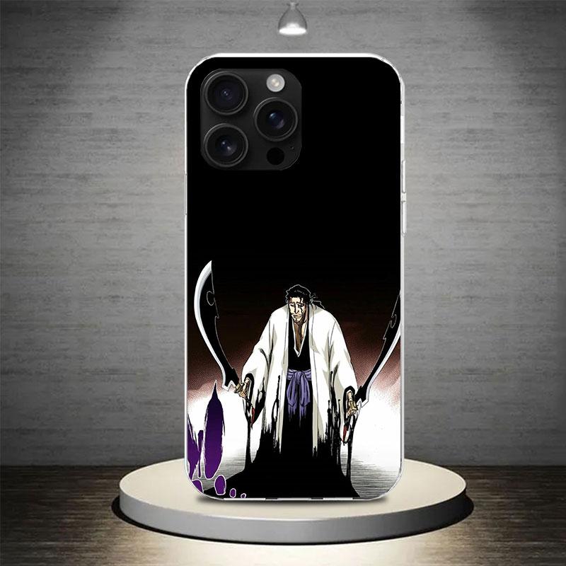 Bleach Kyoraku Shunsui Phone Case Cover For iPhone 17 Air 16E 16 15 14 Plus 13 Mini 12 Pro Max 11 7 SE 8 Soft Pattern Coque Fund