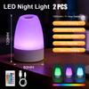 Touch Night Light Bedroom Table Lamp 3 Modes Dimming Rechargeable Night Lamp Ambient Light Soft Light Bedside Lamp For Kids Gift