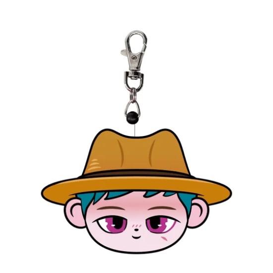 P1Harmony - [P1ustage H : MOST WANTED] LIVE TOUR IN SEOUL OFFICIAL MD P1KIDS FACE REEL KEYRING