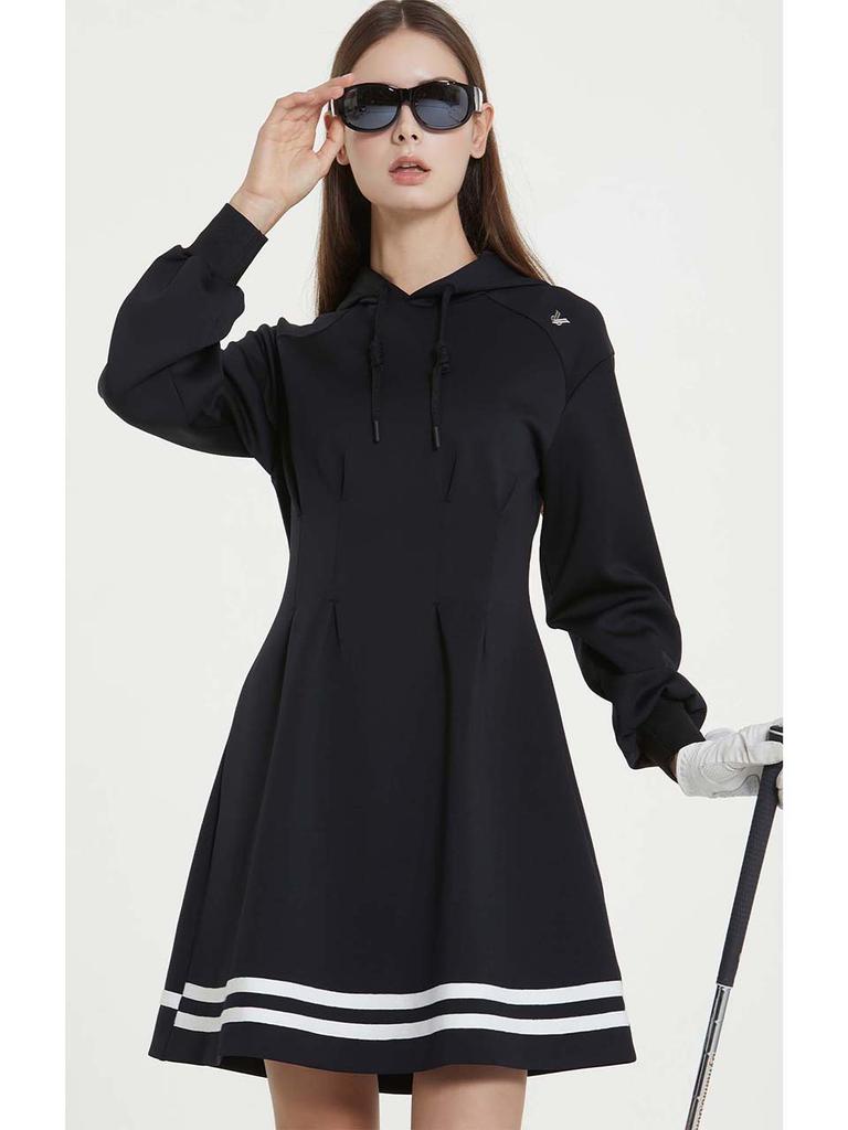 Nevermind All Marelle Hoodie Dress_Nf05Wop719Bk