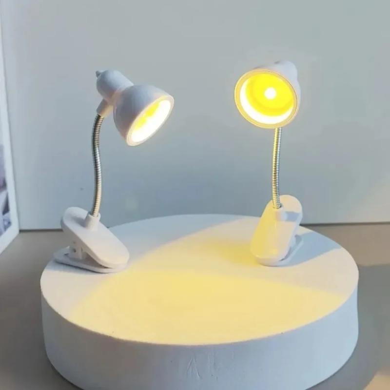 1Pc Portable LED Lamp Mini Reading Lamps Eye-Friendly Eye Caring Reading Light Clip-On for Books Reading in Bed Desk Assessories