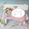 Massivholz Retro Kleine Bank Fotografie Requisiten Säuglingsfoto Posing Liegestuhl Baby Bank Aufnahme Requisiten Dekorationen