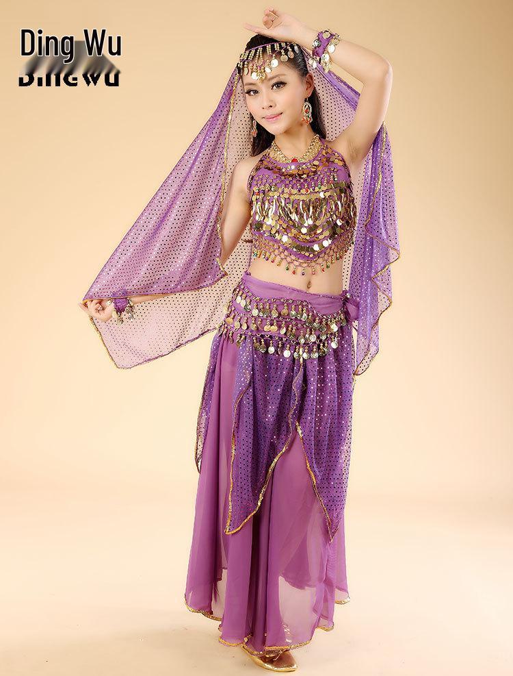 Women's Adult Belly Dance Costume Set - Little Chili Bra & Skirt
