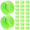 100pcs Plastic Caps Leak-Proof Water Bottle Lids For Diy Making Colored Bottle Covers Handcraft Accessories Kitchen