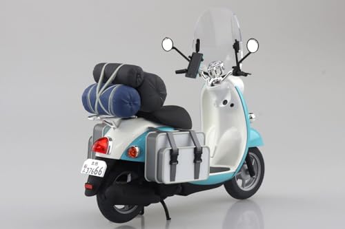 Aoshima Bunka Kyozai Laid-Back Camp Season 3 The Bike Series No. YU-01 Shima Rin's Scooter 1/12 Scale Pre-Colored Plastic Model (Motorcycle)