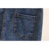 Korean Style Plus Size Slim Fit Jeans For Women With Rhinestone Patchwork