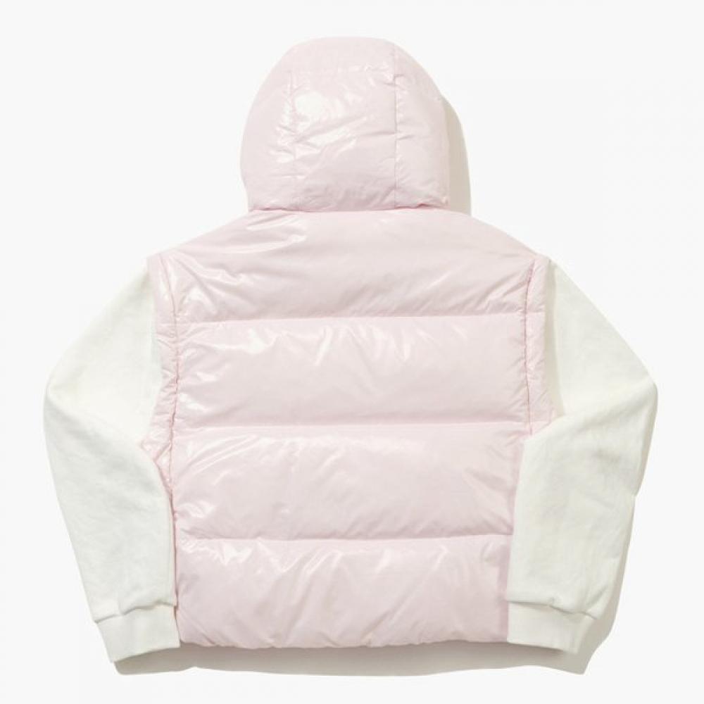 Munsingwear Women Detachable Puffer Down Vest Light Pink Mq422pjpo2