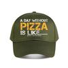 Pizza-Liebhaber Lustige Baseballkappe Mode Unisex Sonnenhut Damen Outdoor-Sport Snapback-Kappe