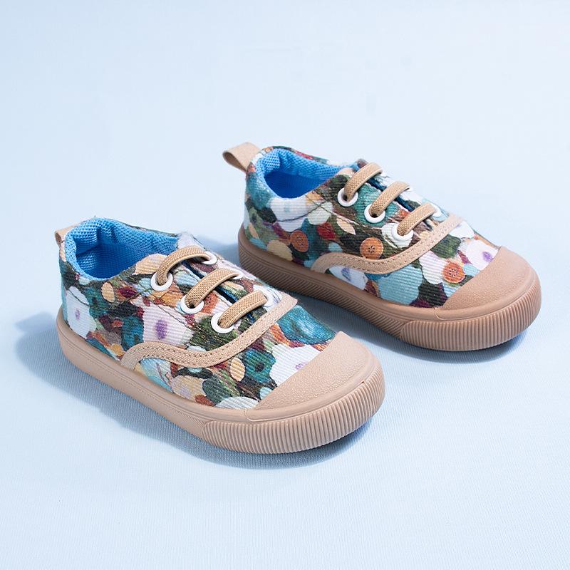 Anti-slip Canvas Shoes, Casual Soft-soled Shoes, Girls Shoes 20 зелёный