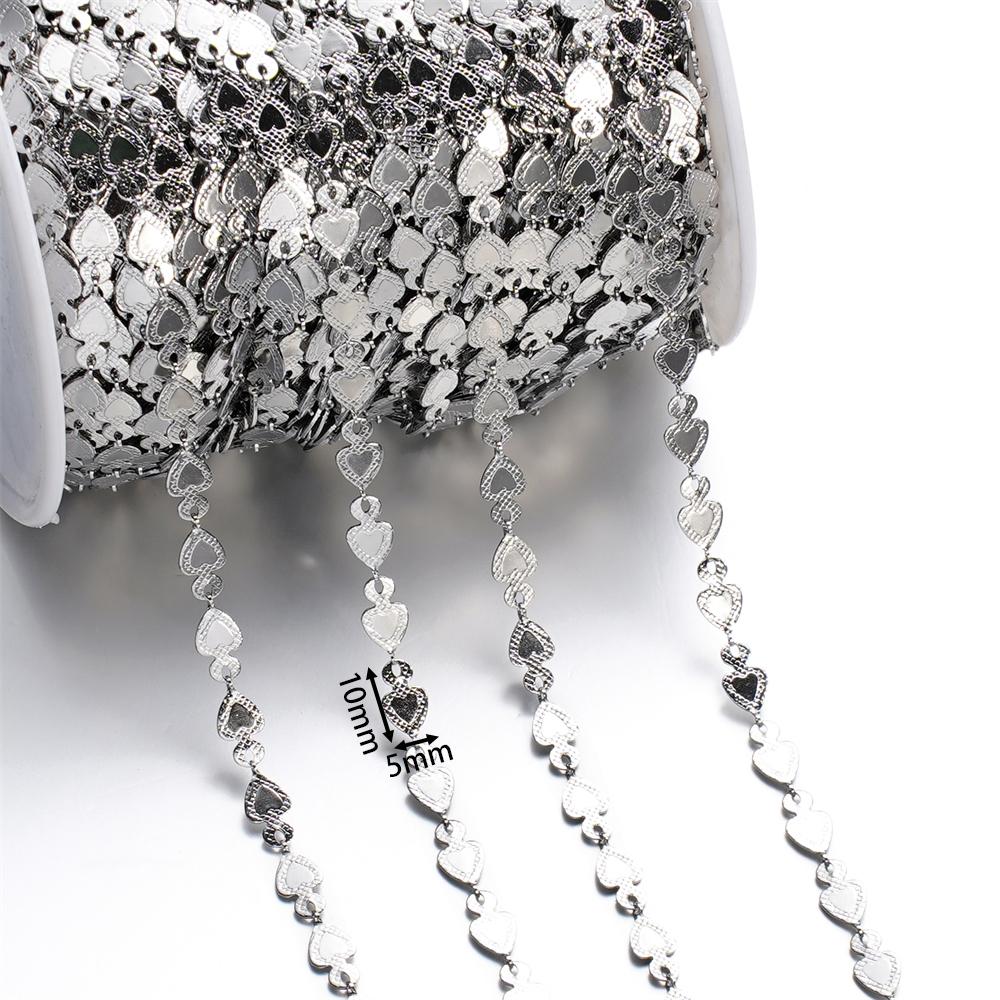 2Meters Handmade High Quality Stainless Steel Bracelet Anklet Necklace Chains for DIY Jewelry Making Findings Components