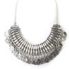 Les Trésors De Lily [N5060] - Silver 'Kilimanjaro' Designer Necklace
